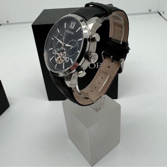 Heritor Arthur Automatic Semi Skeleton Dial Men's Watch HERHR7900 - Picture 6 of 9